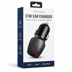 Cargador Rápido <span class=keywords><strong>para</strong></span> Auto <span class=keywords><strong>de</strong></span> 38W, QC3.0, PD30W, Tipo-C, Mini, con Protección OVP, OCP y OTP - Product Image 6