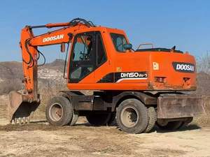 Excavadora de ruedas usada Doosan 150W DH150W DH150W-7 / Motor coreano de segunda mano Doosan DH 150 150W-7 Doosan150 - Product Image 4