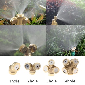 G1/4" Internal Thread Garden Cooling Irrigation System Mister Nozzle Head Brass Atomizing Sprinkler Misting Spray Nozzles - Product Image 5