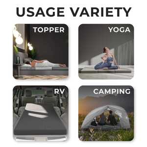 Vouwschuimmatras Voor Logeerkamer Met Zachte Steunkern - Product Image 6