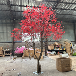 شجرة اصطناعية كبيرة مخصصة للخارج من نوع القيقب أو الشجرة المطاطية لتزيين الحدائق والمطاعم - Product Image 4