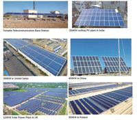 Sistema de Almacenamiento de Energía Solar Híbrido MPPT de Silicio Monocristalino de 10-20 kW para Uso Doméstico