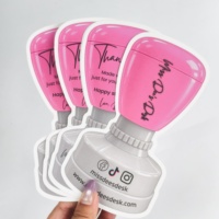 Carte personnalisée découpée en forme d'étoile avec code QR pour marque de thé, carte en papier de forme spéciale avec logo imprimé sur mesure
