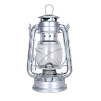Lampe à huile en verre transparent, lanterne à huile, petite table, métal, classique, antique, lampe à kérosène, vente chaude 235