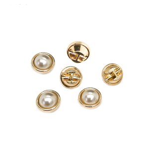 <strong>Shank</strong> Shiny Gold Pearl <strong>Buttons</strong> for Women and Kids, Shirts - Product Image 2