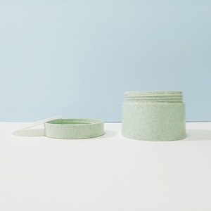 Envase Cosmético Biodegradable de 30ml 100ml 250ml, Tarro de Crema de Plástico PE y Paja de Trigo - Product Image 4