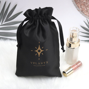 Bolsa de Satén de Seda con Cordón y Logotipo Personalizado, Económica, para Gorras, Ropa, Zapatos, Protección contra el Polvo, Viajes, Fiestas - Product Image 1