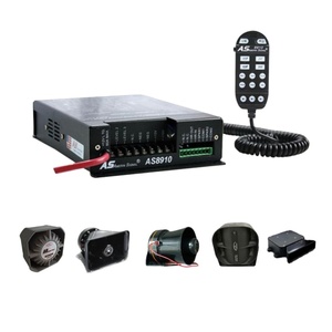 AS8910 12v 400watt İtfaiye Aracı Ambulans Yüksek Güçlü <span class=keywords><strong>Siren</strong></span> Amplifikatörü - Product Image 6