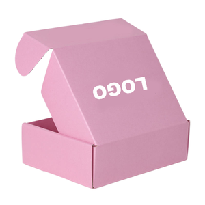 Boîte d'emballage en carton ondulé rigide Minghong à faible MOQ, en stock, avec logo personnalisé, recyclable, pour vêtements et accessoires - Product Image 1