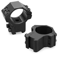 Anneau de lunette de visée en aluminium avec une largeur de 11mm pour un tube de 25.4mm et une hauteur centrale de 1 ''basse de 11mm de haut de 20mm