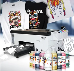 3ALPS Desktop New Small Format Heat Transfer PET Film Tshirt Printer 30cm A4 A3 DTF Printing Machine With Epson Xp600