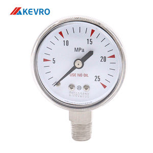 स्टेनलेस स्टील दबाव गेज 2.5 "316 एस केस, 0-100 psi/बार, 1/4" npt नीचे कनेक्शन रेंज 0-3000psi - Product Image 5