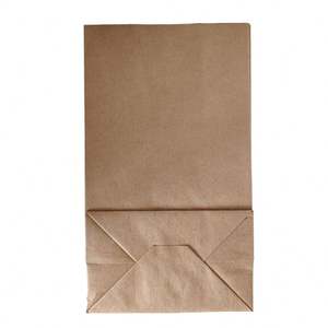 Fabrik preis Lebensmittel qualität 2 kg 5 kg 10 kg 20 kg 25 kg 50 kg SOS Brown Kraft papier Reismehl Verpackungs beutel - Product Image 4