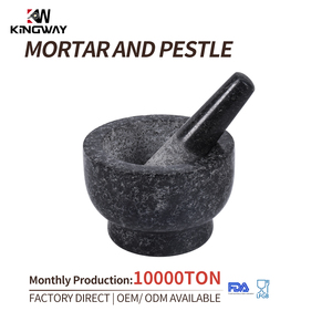 Utensilios de Cocina de Piedra Natural <span class=keywords><strong>con</strong></span> Logotipo Personalizado, <span class=keywords><strong>Mortero</strong></span> y Pilón de Mármol y Granito para Especias y Hierbas - Product Image 1