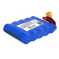Paket Baterai LiFePO4 18650 3.2V 10Ah 1S 2S 3S 4S yang Dapat Disesuaikan untuk Fish Finder, Depth Sounder, Elektronik Kelautan & Aksesori Kayak