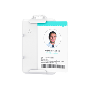 LoRaWAN GPS Smart Badge With SOS Emergency Button For Staff Safety And Personnel Management - Product Image 5