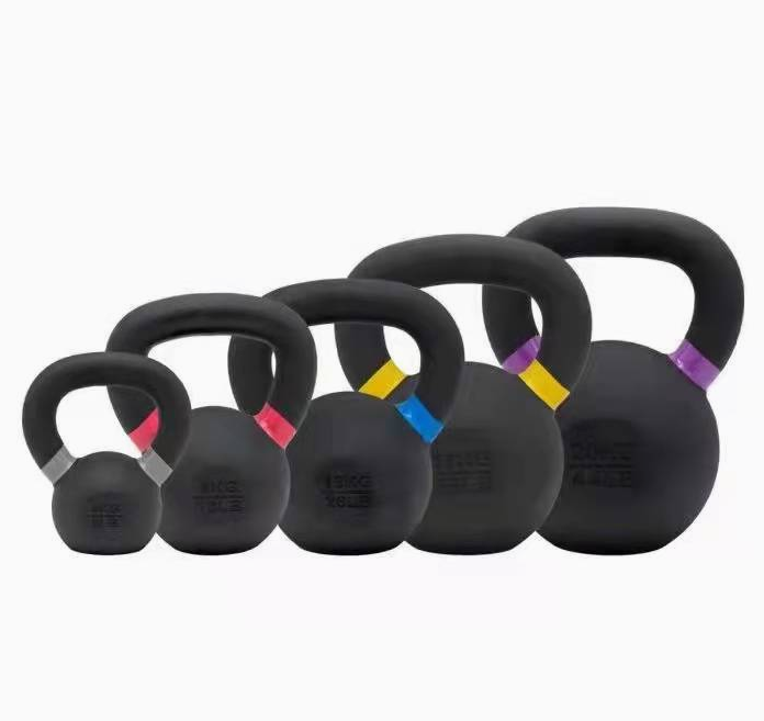 शीर्ष विक्रेता ठोस कच्चा लोहा Kettlebell सेट फिटनेस उपकरण Kettlebell