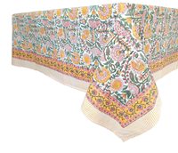 Vente en gros 100% nappe de restaurant en coton pour la fête Morden Block imprimé fabricants de couvertures de table nappe imperméable