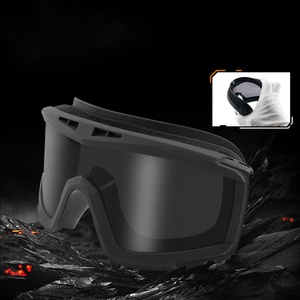 Lunettes de sécurité BANGBANG en TPU noir, étanches, anti-impact, anti-vent et anti-poussière, légères et durables pour la chasse en extérieur - Product Image 4