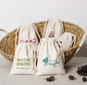 100% Cotton Canvas <b>Drawstring</b> <b>Bags</b> Draw String Dust <b>Bag</b> for Gifts Packing - Product Image 5