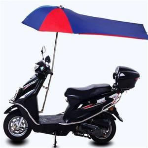 Parapluie manuel droit imperméable pour moto, voiture, scooter avec protection solaire et housse de pluie - Product Image 4