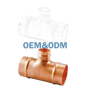 Accesorios de tubería de plomería de cobre personalizados de fábrica, incluyen acoplamiento, T, codo y extremo de tope, - Product Image 2