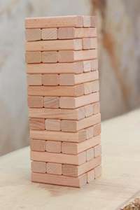 Bloques de Construcción de Madera Coloridos Educativos para Niños, Piedras Apilables, Juguetes con Temática de Animales y Naturaleza, Unisex - Product Image 3