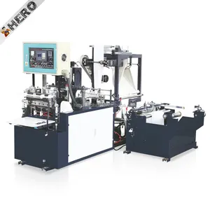 Máquina de fabricación de bolsas de papel, marca HERO, estándar CE, usada, no tejida - Product Image 4