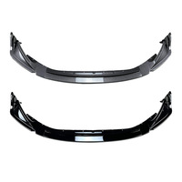 Lip Bumper Depan Model Serat Karbon untuk BMW G82 M4 G80 M3 3 Piece Splitter