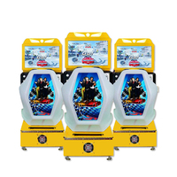 Lancez une pièce de monnaie Conduisez un enfant électronique Conduisez un enfant Arcade Car Race un simulateur de voiture d'arcade autour d'une machine de jeu de course