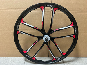 Juego de <span class=keywords><strong>Ruedas</strong></span> Integradas de Aleación de Magnesio para Bicicletas de 20, 24 y <span class=keywords><strong>26</strong></span> Pulgadas <span class=keywords><strong>con</strong></span> Buje de Rodamiento y Freno de Disco para Montaña - Product Image 4