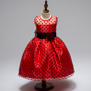 Nouvelle arrivée 2020 Robe d'été pour fille princesse Classique <span class=keywords><strong>blanc</strong></span> noir à <span class=keywords><strong>pois</strong></span> Robes de danse pour petite fille Robes <span class=keywords><strong>tutu</strong></span> - Product Image 6