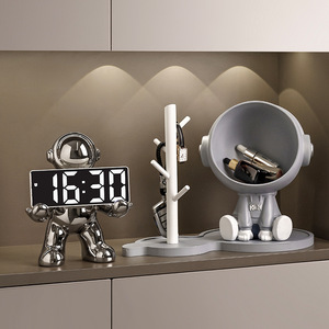 Reloj Despertador Robot Astronauta Silencioso 2026, Superventas, para Estudiantes, Adorno Electrónico Creativo para Mesa de Noche - Product Image 4
