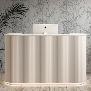 Hiện đại đơn giản nha khoa <span class=keywords><strong>ARC</strong></span> nướng sơn bảng thanh cho salon văn phòng khách sạn tiếp tân bàn làm bảng điều khiển vật liệu cho vẻ đẹp bằng miệng - Product Image 1