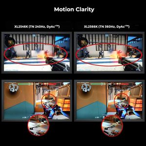 <span class=keywords><strong>Zowie</strong></span> มอนิเตอร์เกม TN <span class=keywords><strong>360Hz</strong></span> 24.5 XL2566K | ความชัดเจนในการเคลื่อนไหวระดับ XL dyac | 1080P | การตั้งค่าหุ้น | เมนูด่วนที่กำหนดเอง | S - Product Image 4