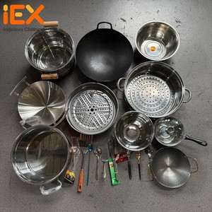 215pcs Stainless Steel Cookware Sets Zagumi Kitchen Pot <b>Pan</b> Cookware Wholesale Factory Bulk Export Price - Product Image 1