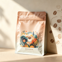 Sacs en aluminium de haute qualité, laminés, imprimés en sérigraphie, flexo, recyclables, grande capacité, qualité alimentaire, avec fermeture éclair, fond plat, personnalisés