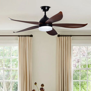 Ventiladores de techo <span class=keywords><strong>antiguos</strong></span> de 5 aspas negros con control remoto rústico <span class=keywords><strong>Precios</strong></span> para sala de estar - Product Image 1