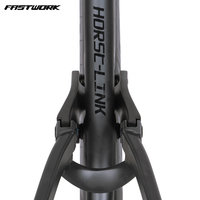 Cadre de vélo de montagne tout suspendu Enduro Cross à quatre bras articulés, cadre de VTT en alliage d'aluminium 27,5/29 pouces avec frein à disque