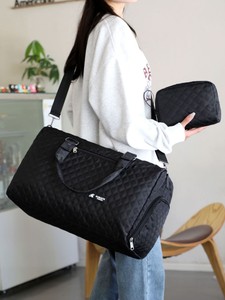Sac de voyage grande capacité pour femme, personnalisable, multi-poches, pliable, avec fermeture éclair, design ergonomique - Product Image 6