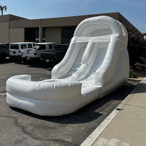 Castillo Inflable Blanco con Tobogán y Juguetes para Piscina - Product Image 1