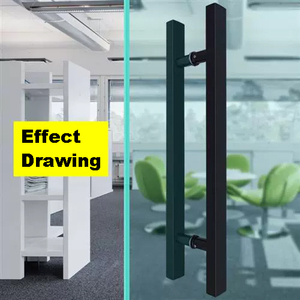 Cửa Kính 60 "trượt tường kính kéo xử lý-Vòng phòng tắm & nhà vệ sinh tắm cửa xử lý, cửa sổ kiểu cửa kính phần cứng - Product Image 4