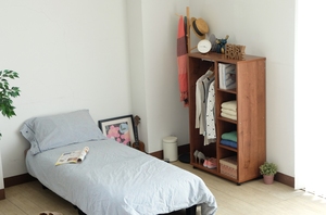 Bedroom wooden <b>storage</b> rack for <b>clothes</b> - Product Image 4