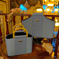 Sacs cadeaux personnalisés de luxe pour fêtes, boîtes à dragées de mariage, boîtes à chocolats avec poignée