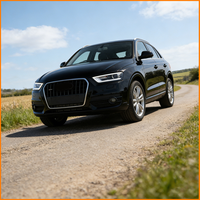 Pour Audi Q3 2012-2015, mise à niveau style facelift 2017, phare LED avec clignotant dynamique, DRL LED, lentille de projecteur Bi-LED