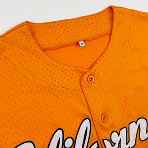 Custom Mesh Button Down Embroidery College <b>Baseball</b> <b>Tee</b> College Sublimated <b>Baseball</b> Jerseys Women For Cheerleading Game Day - Product Image 4