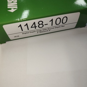 INSIZE 1148-100 Rango de Medición 0-100 mm/0-4 pulgadas Acero Inoxidable Resolución de 0,01 mm Precisión de +/-0,02 mm con Barra de Profundidad - Product Image 4