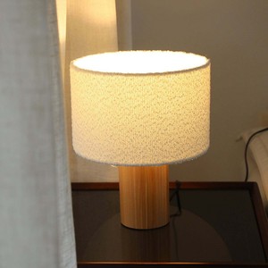 Soft Cloud <b>Bedside</b> Lamp Ash Wood Cream White Led <b>Light</b> Eye Caring Table Lamp - Product Image 2