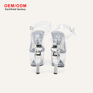 Sandales à talons hauts en cristal à talon <span class=keywords><strong>de</strong></span> pistolet en forme spéciale pour femmes modèle <span class=keywords><strong>de</strong></span> voiture d'été tout-match chaussures <span class=keywords><strong>de</strong></span> <span class=keywords><strong>mariage</strong></span> Sexy chaussures <span class=keywords><strong>de</strong></span> marque pour femmes - Product Image 2