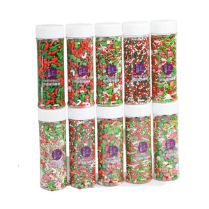 Pastel <span class=keywords><strong>de</strong></span> <span class=keywords><strong>pan</strong></span> <span class=keywords><strong>de</strong></span> Navidad Halal, cuentas <span class=keywords><strong>de</strong></span> azúcar decorativas, postres comestibles <span class=keywords><strong>de</strong></span> color dorado y plateado para hornear - Product Image 6